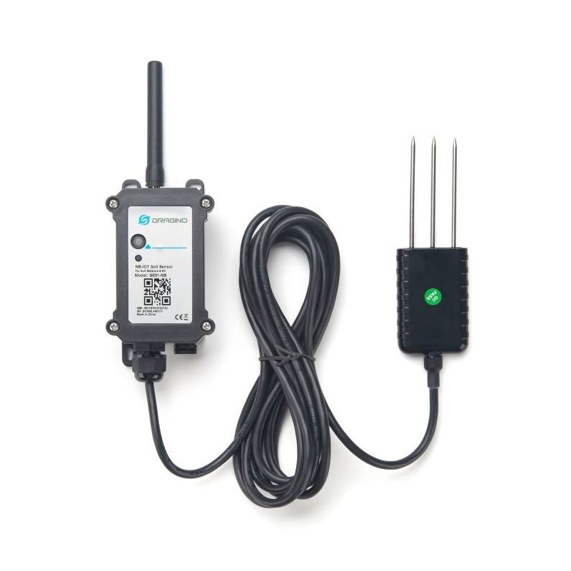 Dragino SE01-NB -- NB-IoT Soil Moisture & EC Sensor