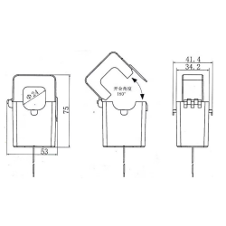 Dragino SCT024-300 Split Core Clamp Current Transformer