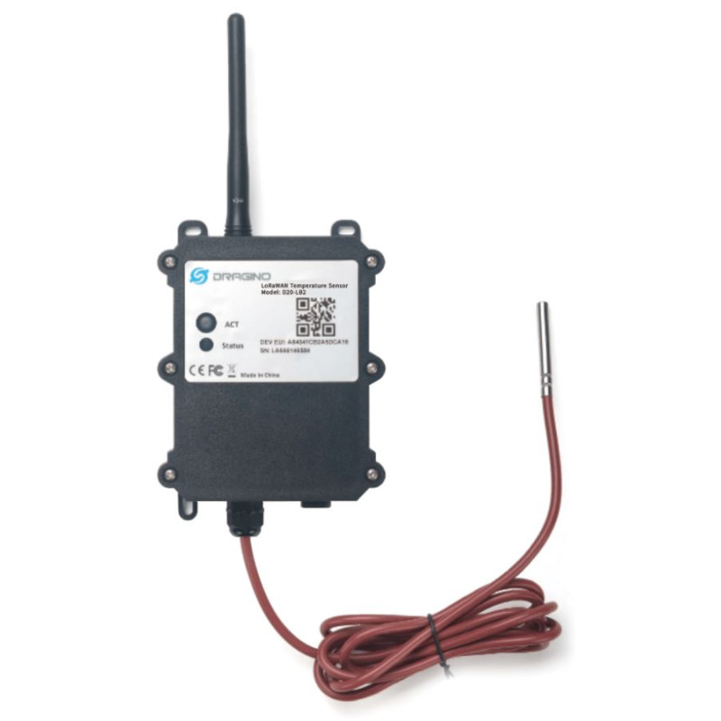 Dragino D20-NB2 NB-IoT Waterproof /Outdoor Temperature Sensor (19000 mAh)